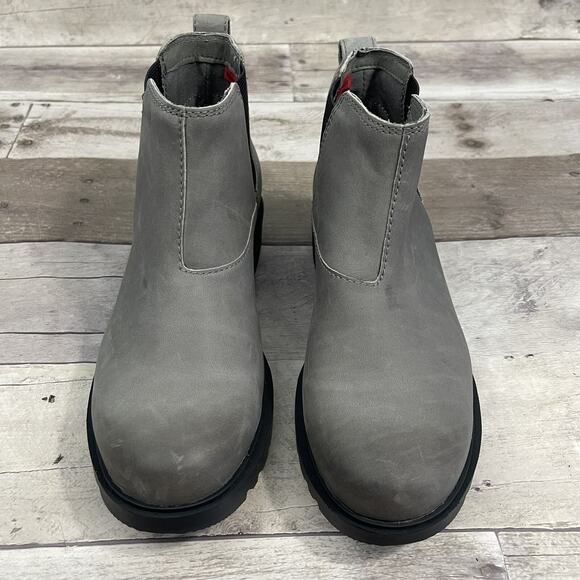 Sorel Emelie Waterproof Chelsea Ankle Boots Booties 1951201-052 Gray Size 5.5 - Picture 3 of 10